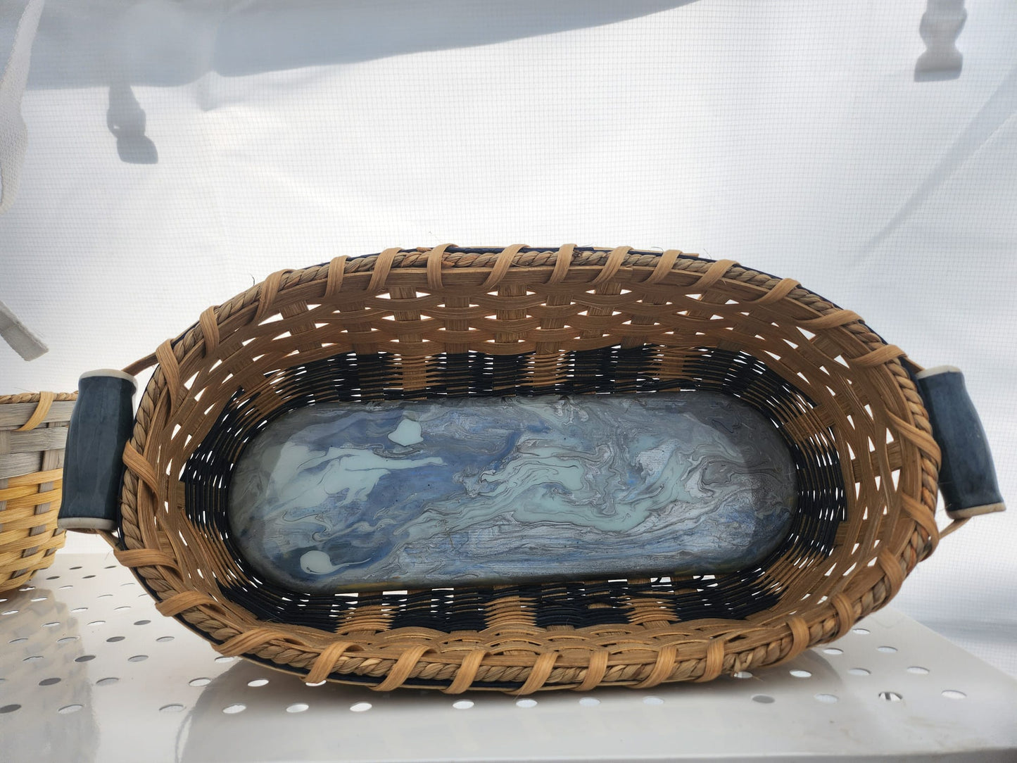 Basket with Acrylic Base
