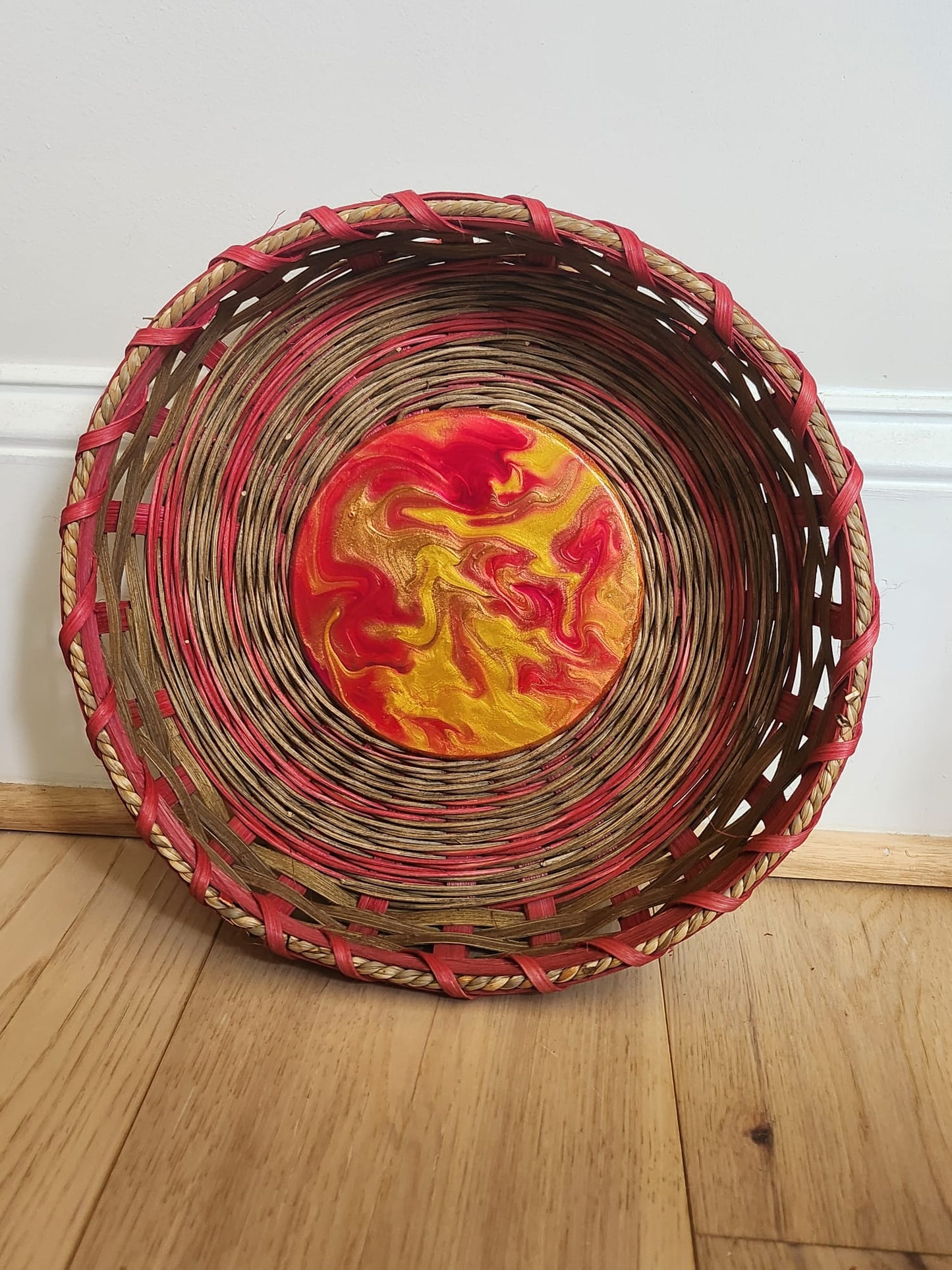 Basket with Acrylic Base