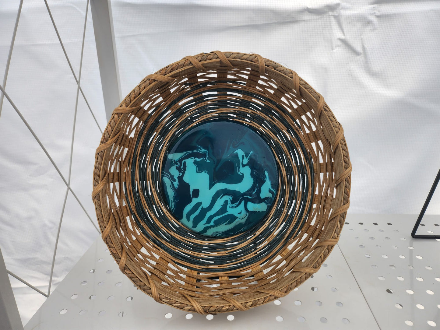 Basket with Acrylic Base