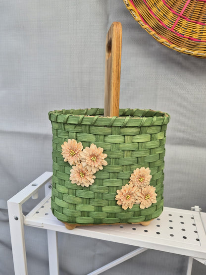 Wine Basket with Removable Handle
