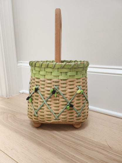 Wine Basket with Removable Handle