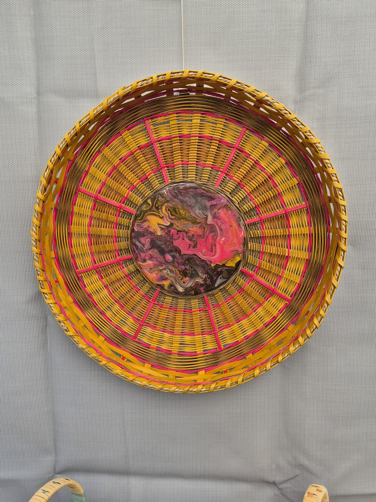 Basket with Acrylic Base