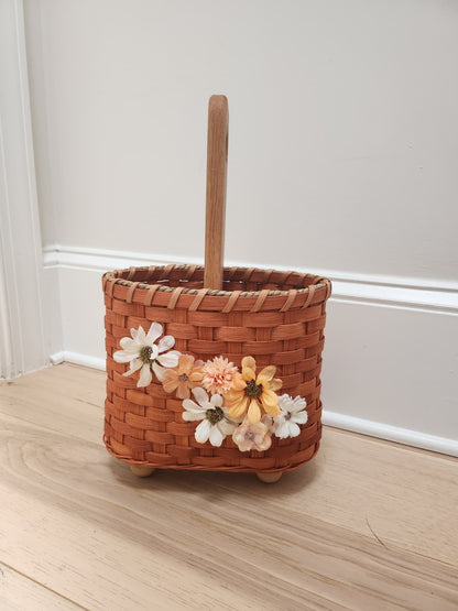 Wine Basket with Removable Handle