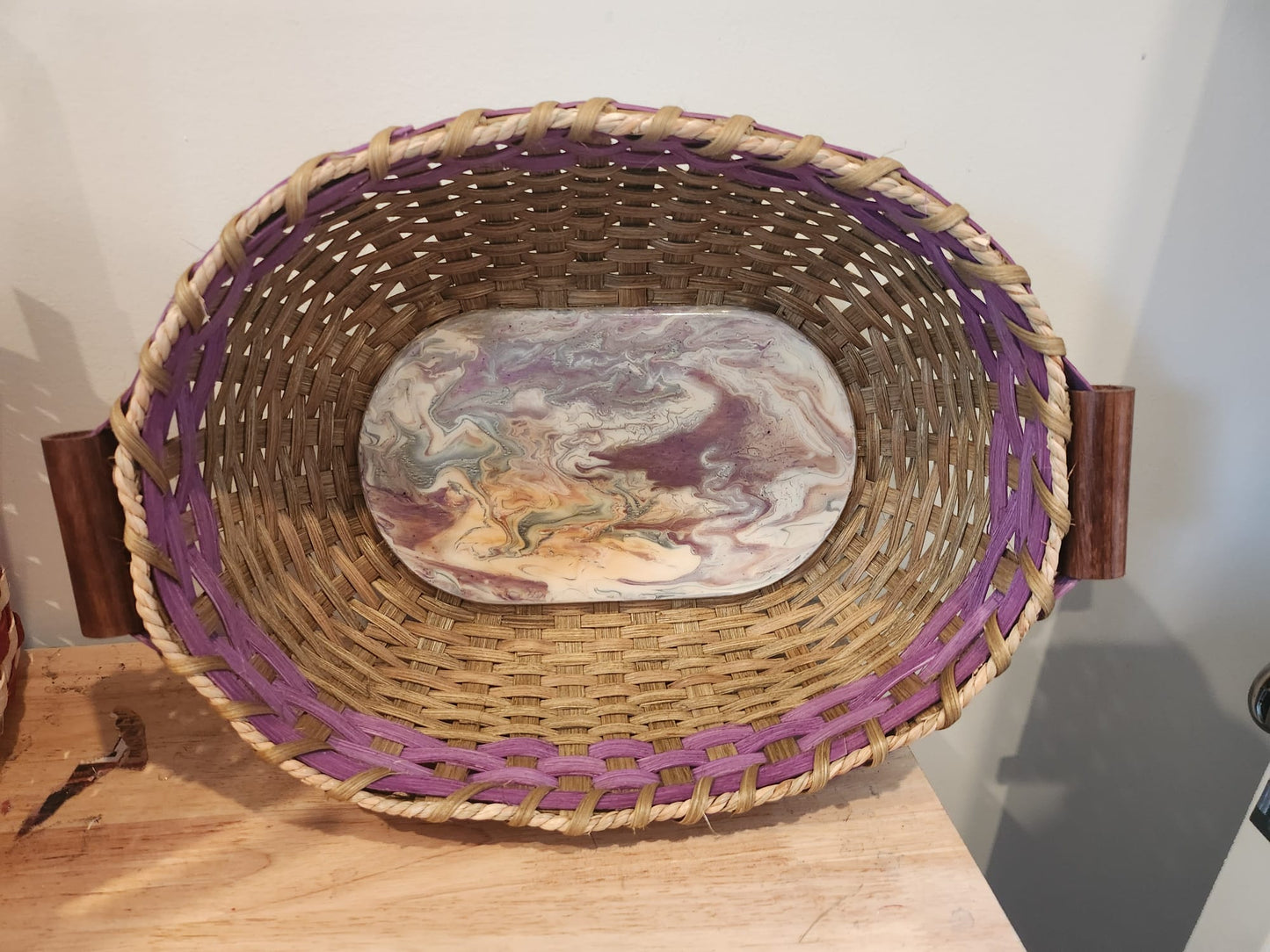 Basket with Acrylic Base